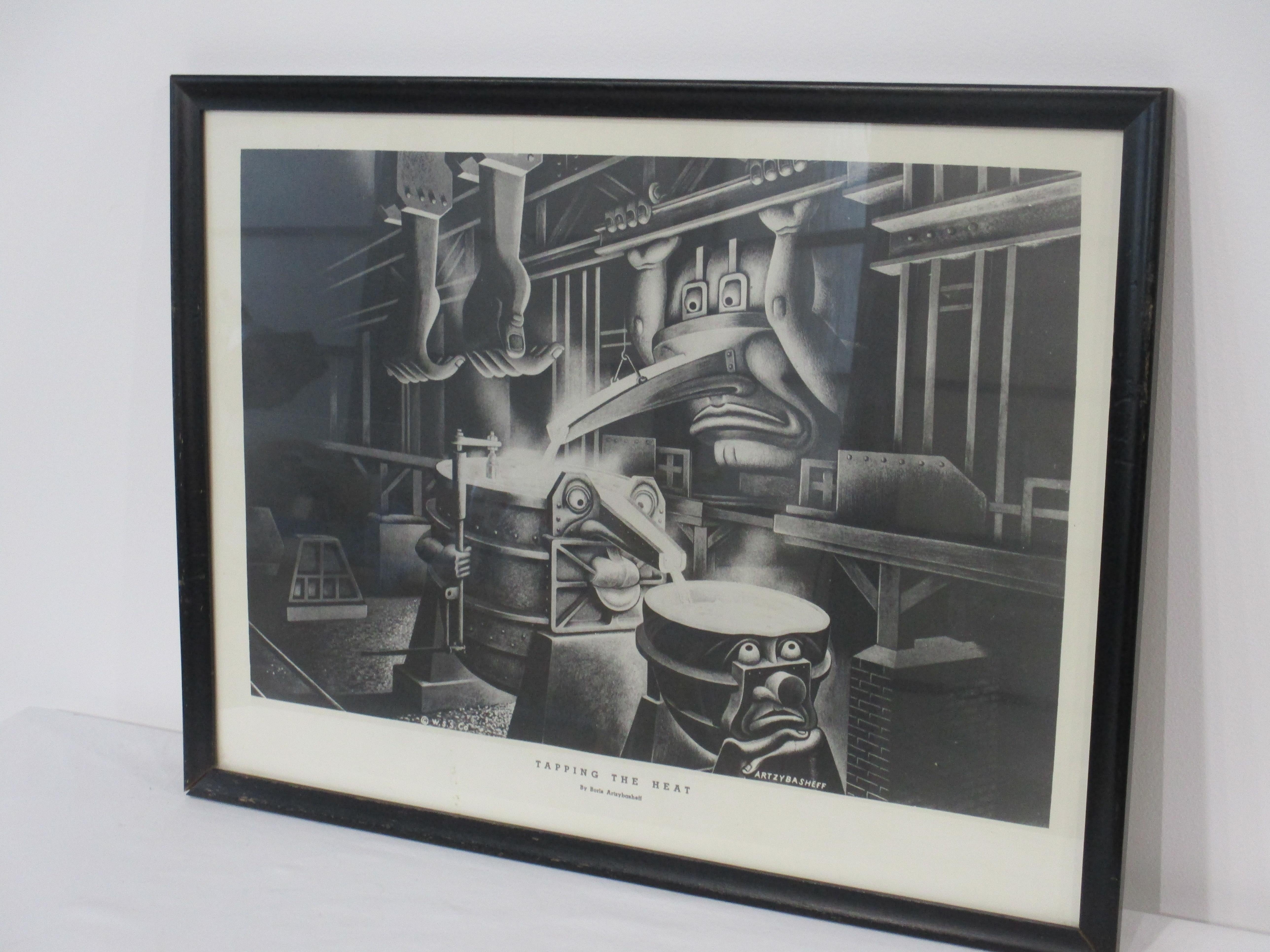 Industrial Print by Boris Artzybasheff for Wickwire Spencer Steel Co. 3