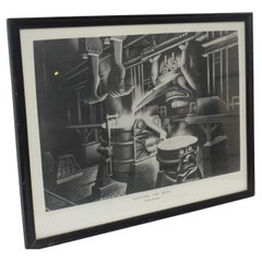 Industrial Print by Boris Artzybasheff for Wickwire Spencer Steel Co.
