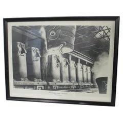 Industrial Print by Boris Artzybasheff for Wickwire Spencer Steel Co.