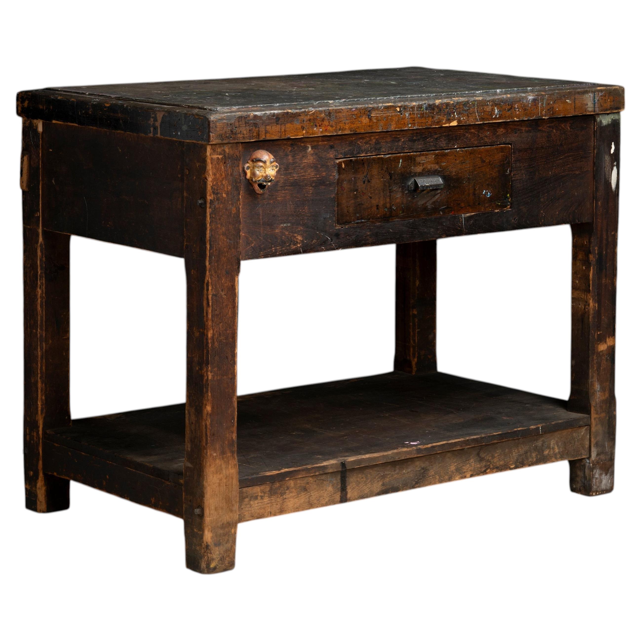 Industrial Printing Table, France 1880