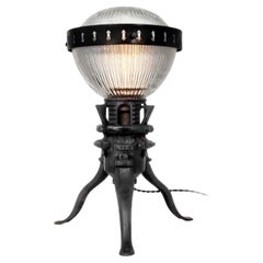 Industrial Prismatic Tripod Desk Lamp
