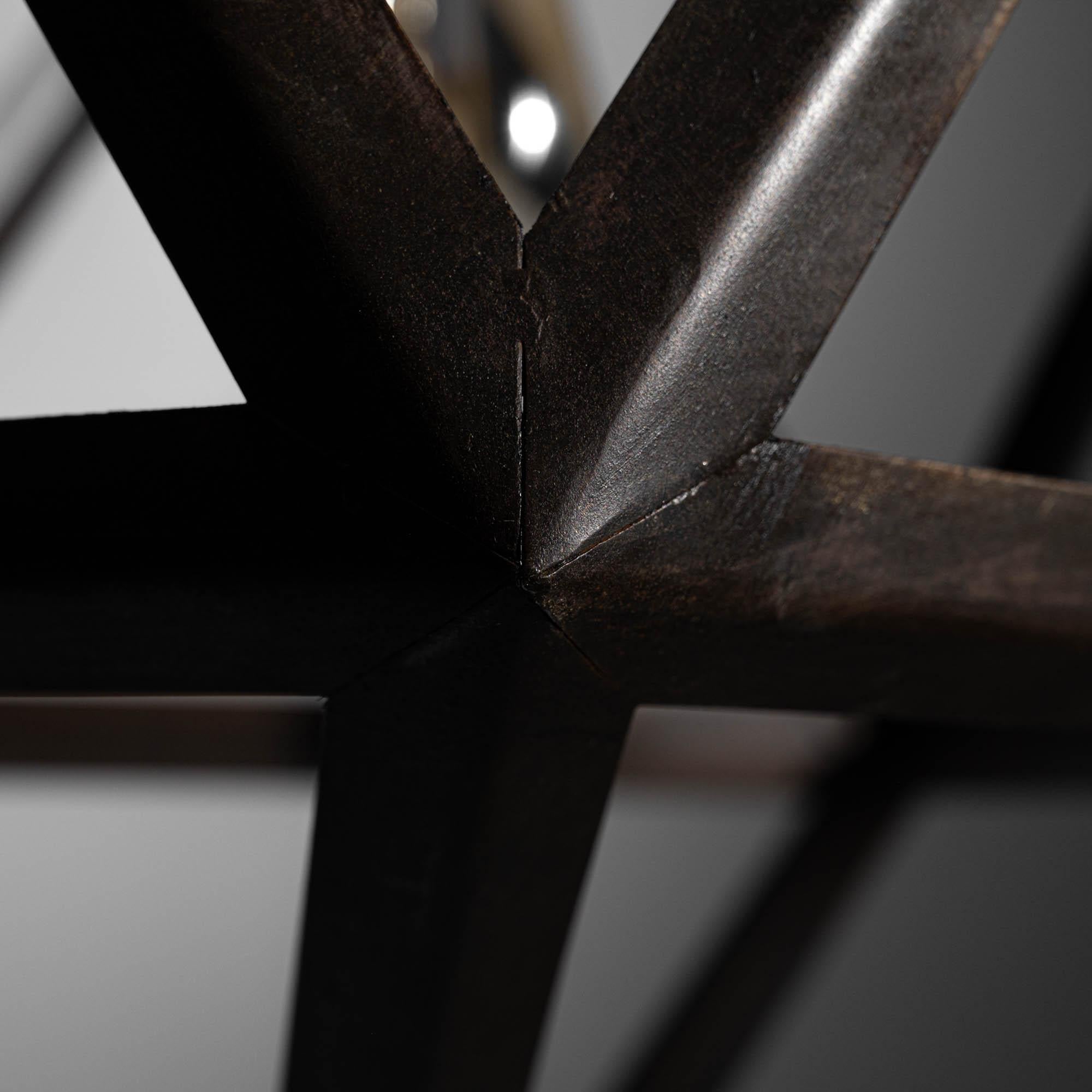Industrial Prototype Icosahedron Pendant Light For Sale 2