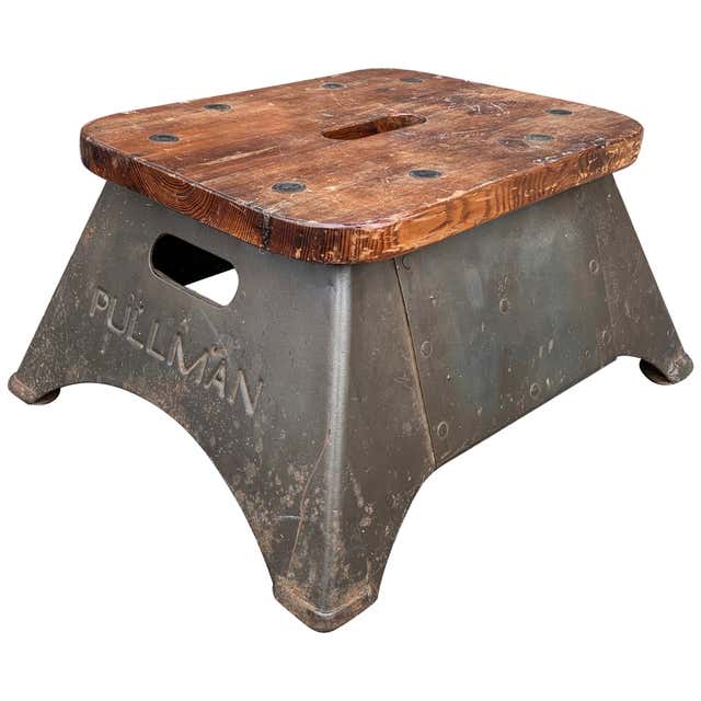Industrial Pullman Train Conductor Step Stool at 1stDibs | train stool ...