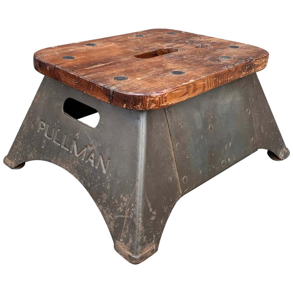 Industrial Pullman Train Conductor Step Stool at 1stDibs | train stool ...