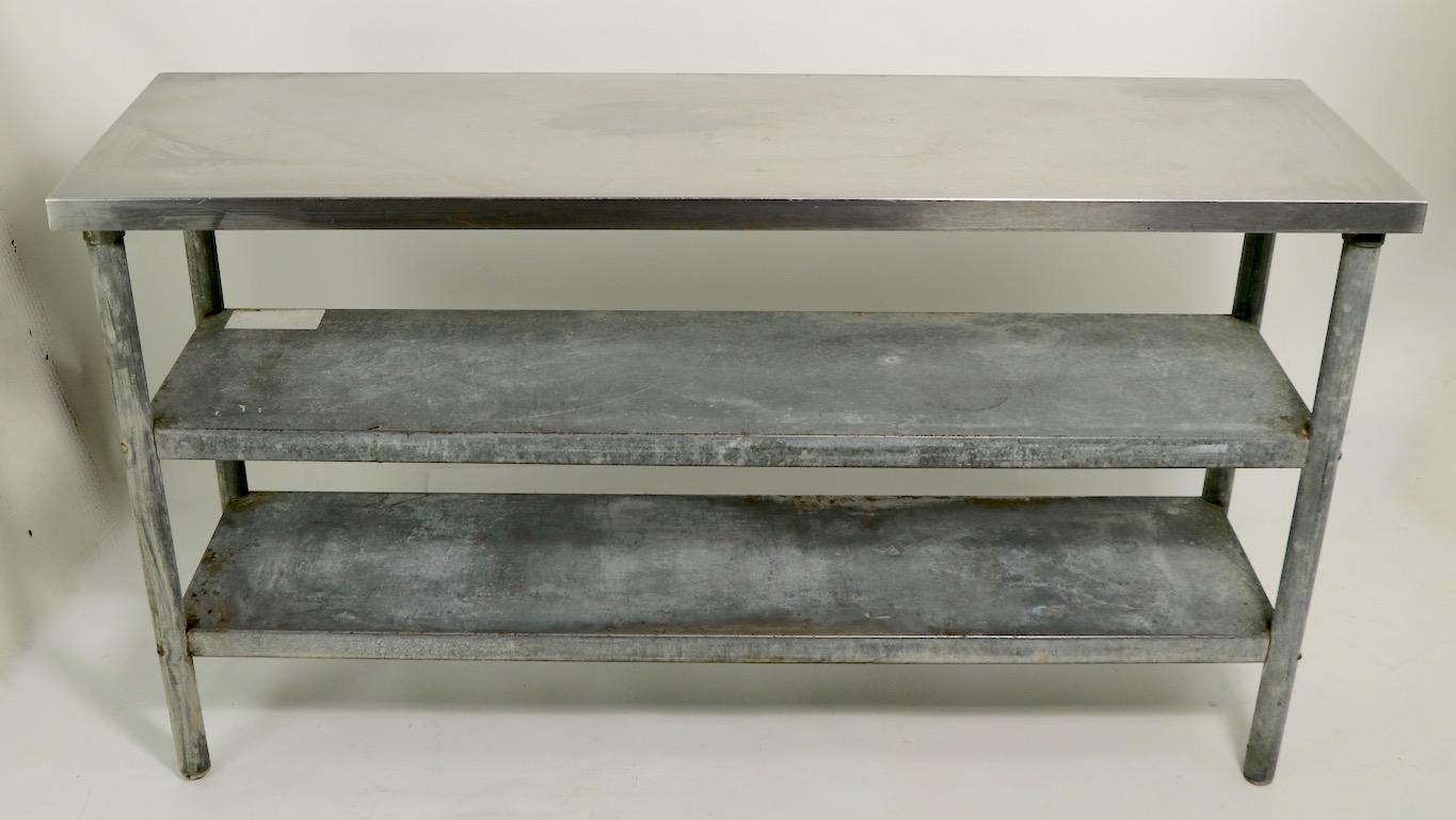 industrial restaurant tables
