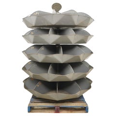 Industrial "Revolvo" Steel Equipment Rotating Parts Bin