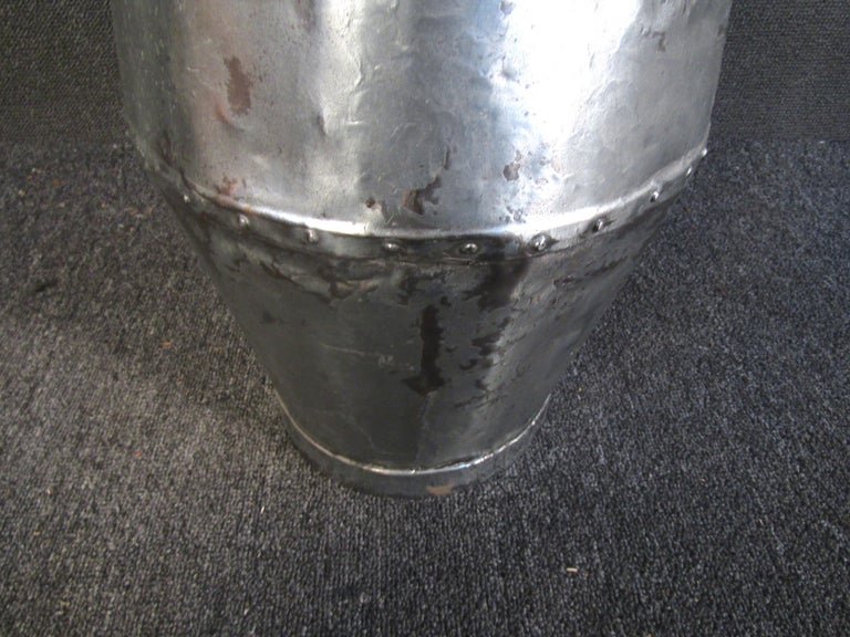 Industrial Riveted Hanging Metal Well Bucket For Sale at 1stDibs well