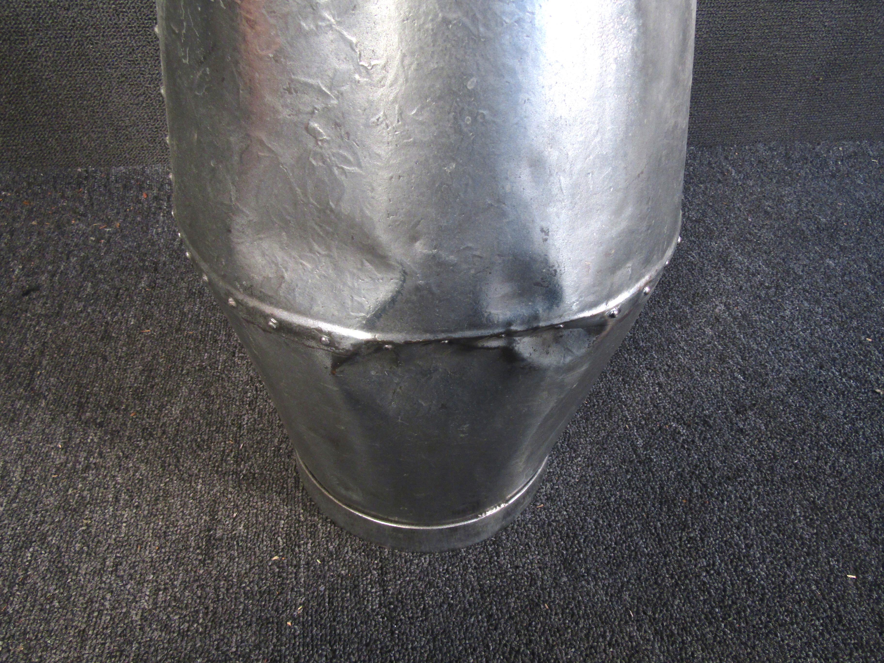 Industrial Riveted Hanging Metal Well Bucket For Sale 6