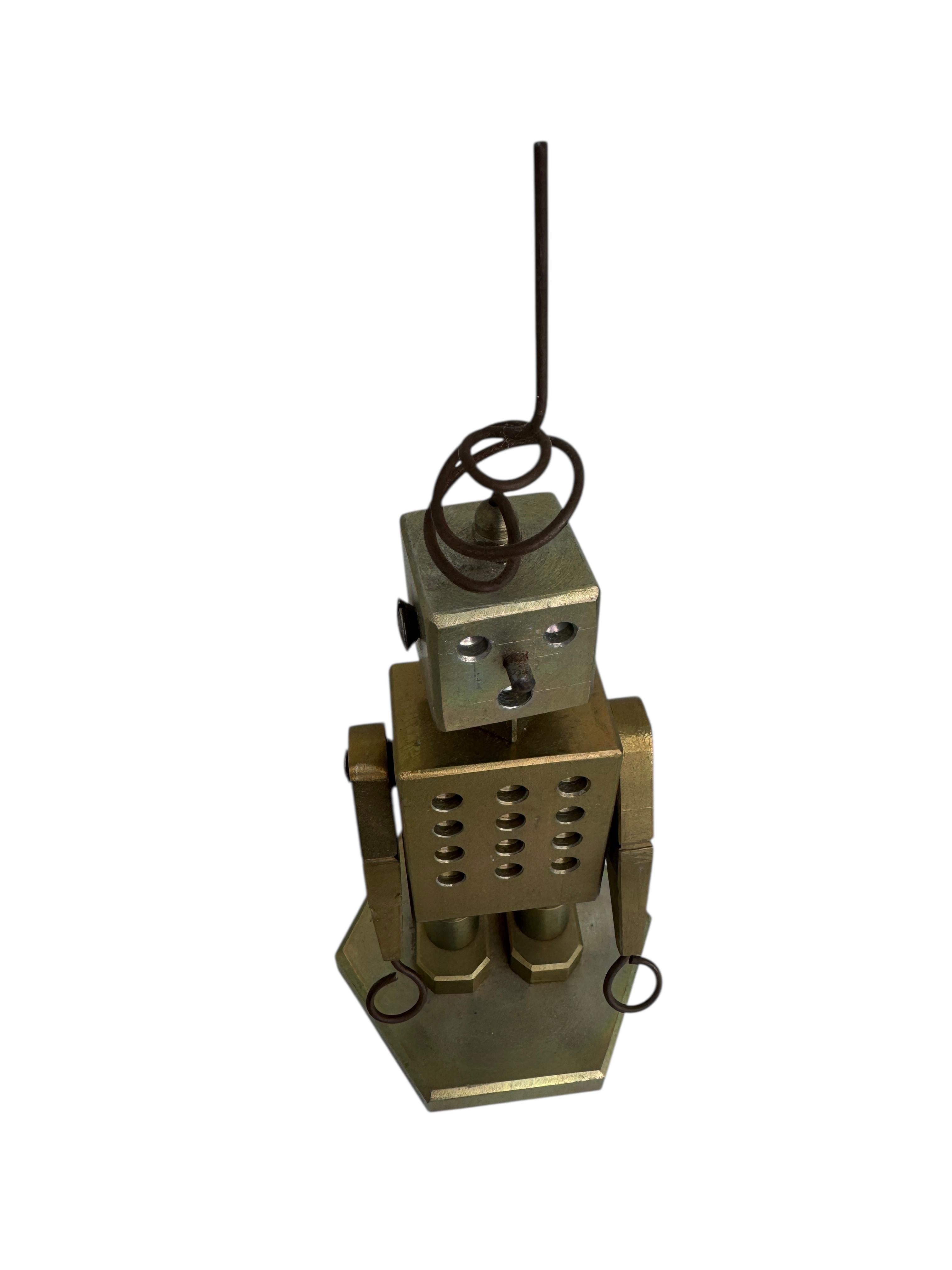 Hand-Crafted Industrial Robot Scale Design Model Desk Sculpture, German, 1970s For Sale