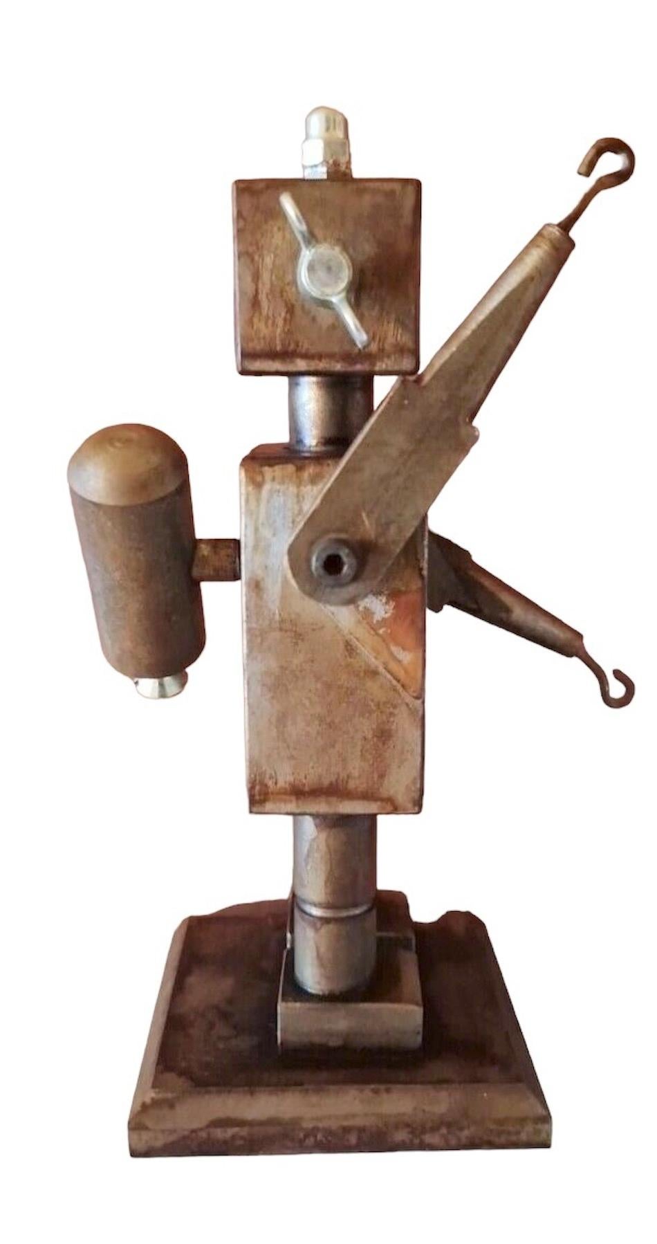 Fatto a mano Scultura da scrivania in scala di robot industriale, Germania, anni '70 in vendita