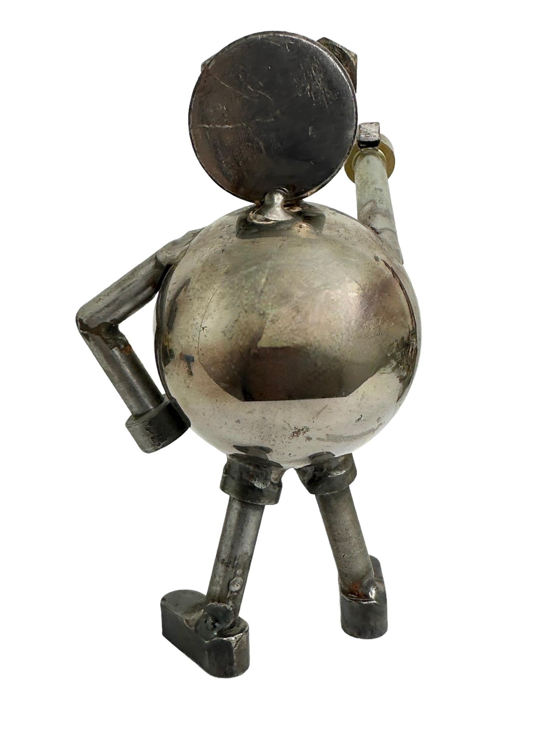 Tedesco Scultura da scrivania in scala di robot industriale, Germania, anni '70 in vendita