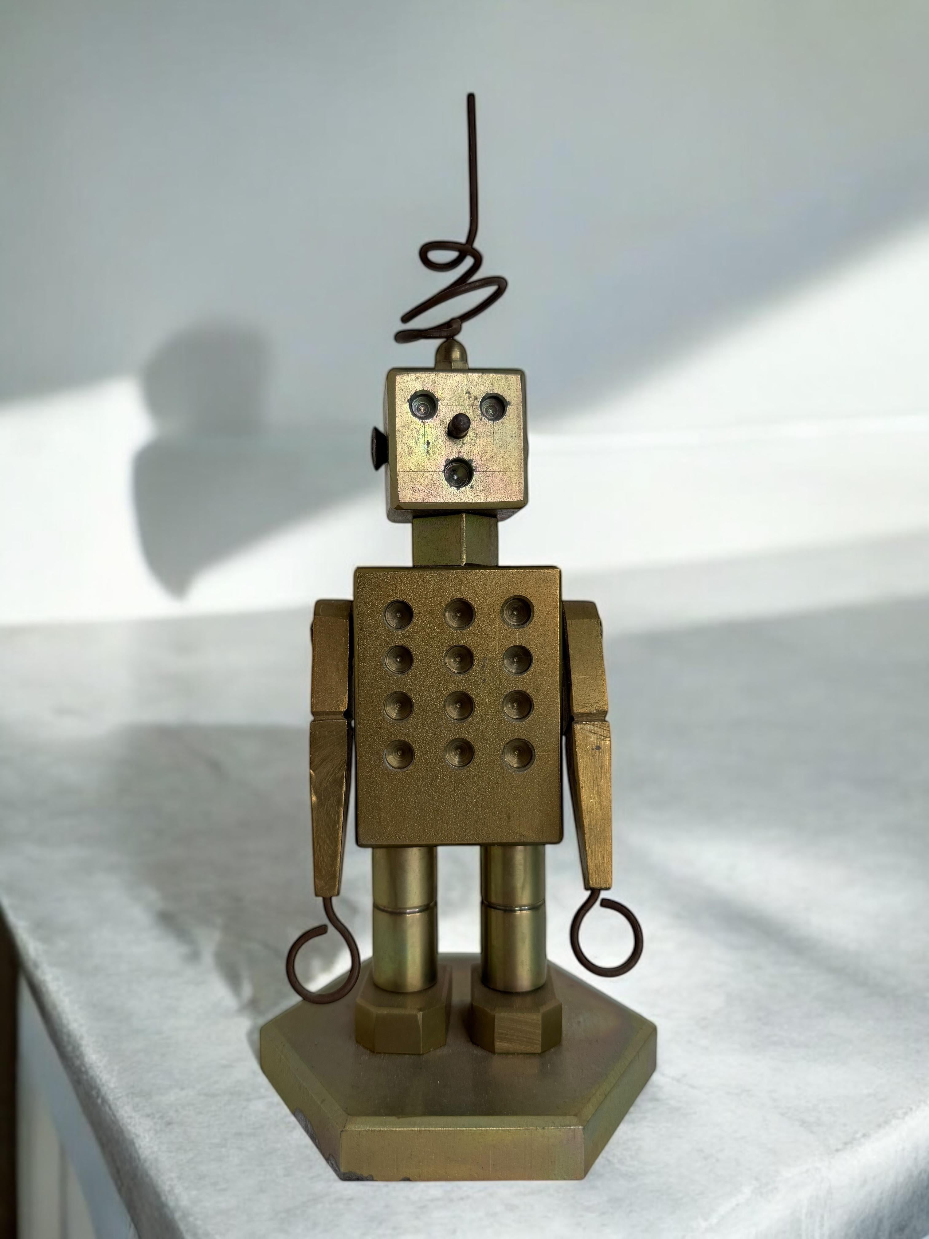 Industrial Robot Scale Design Model Desk Sculpture, German, 1970s For Sale 1