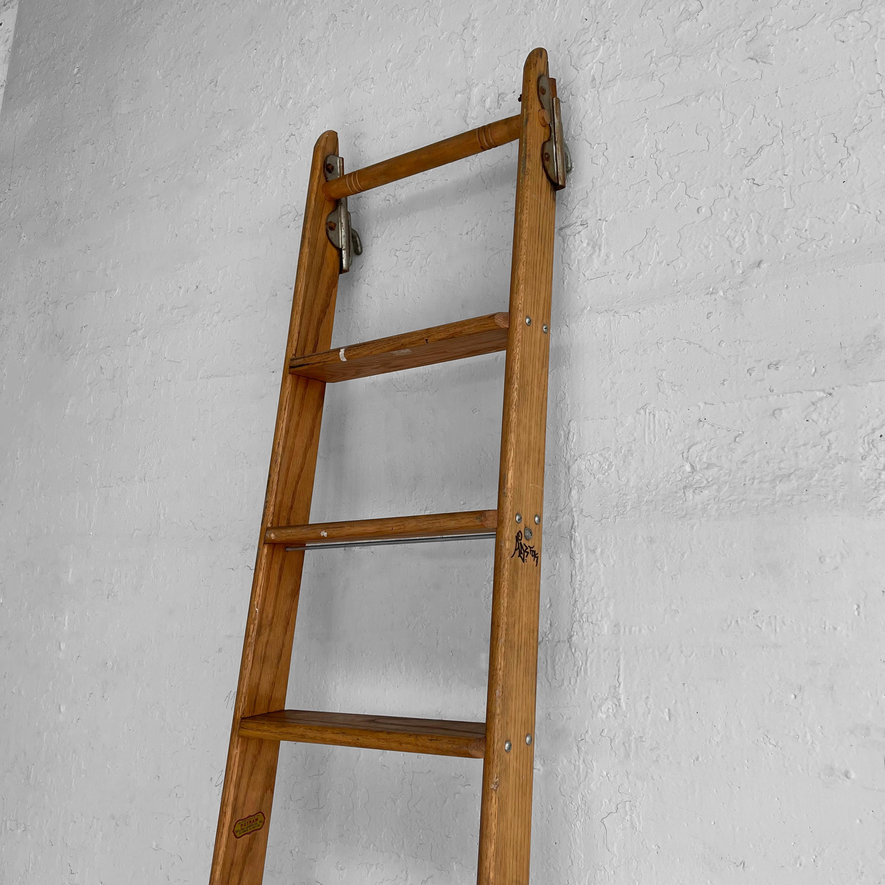 industrial library ladder