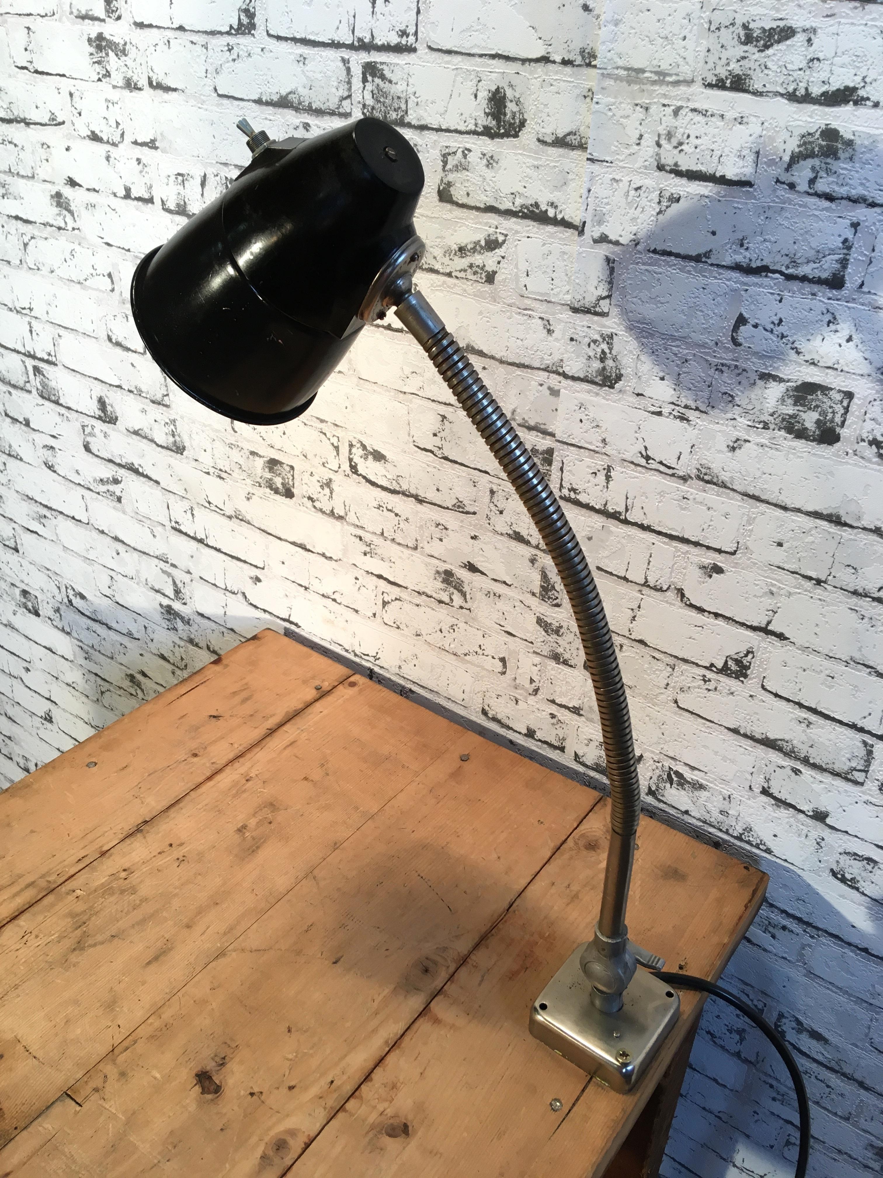 European Industrial Russian Work Table Lamp, 1960s
