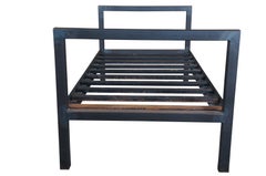 Modern Industrial Steel Minimalist Twin Size Bed Daybed