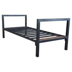 Industrial Rustic Vintage Steel Modern Minimalist Twin Size Bed Daybed