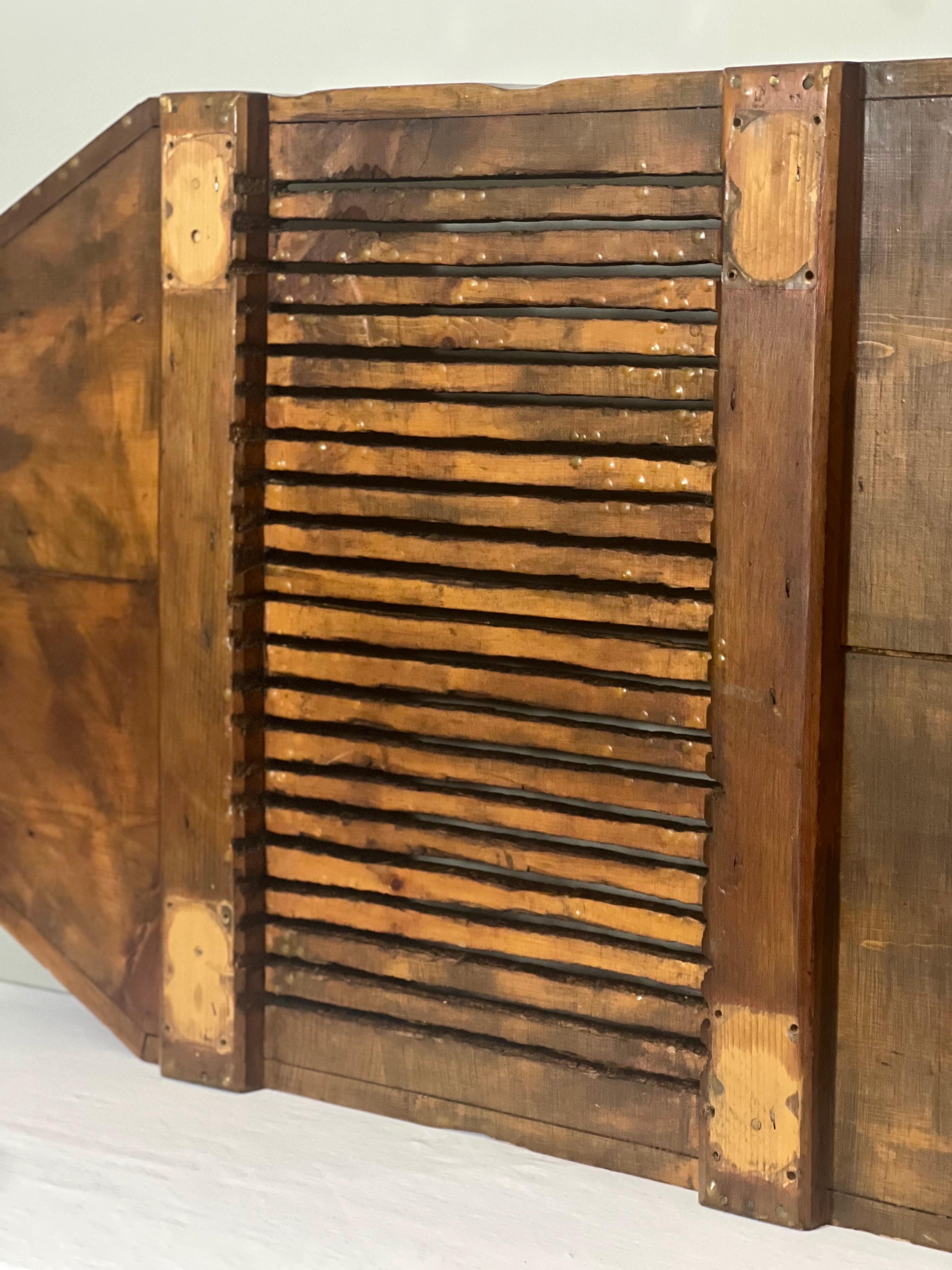 Industrial Salvage Cranberry Bog Wooden Harvesting Board For Sale 7