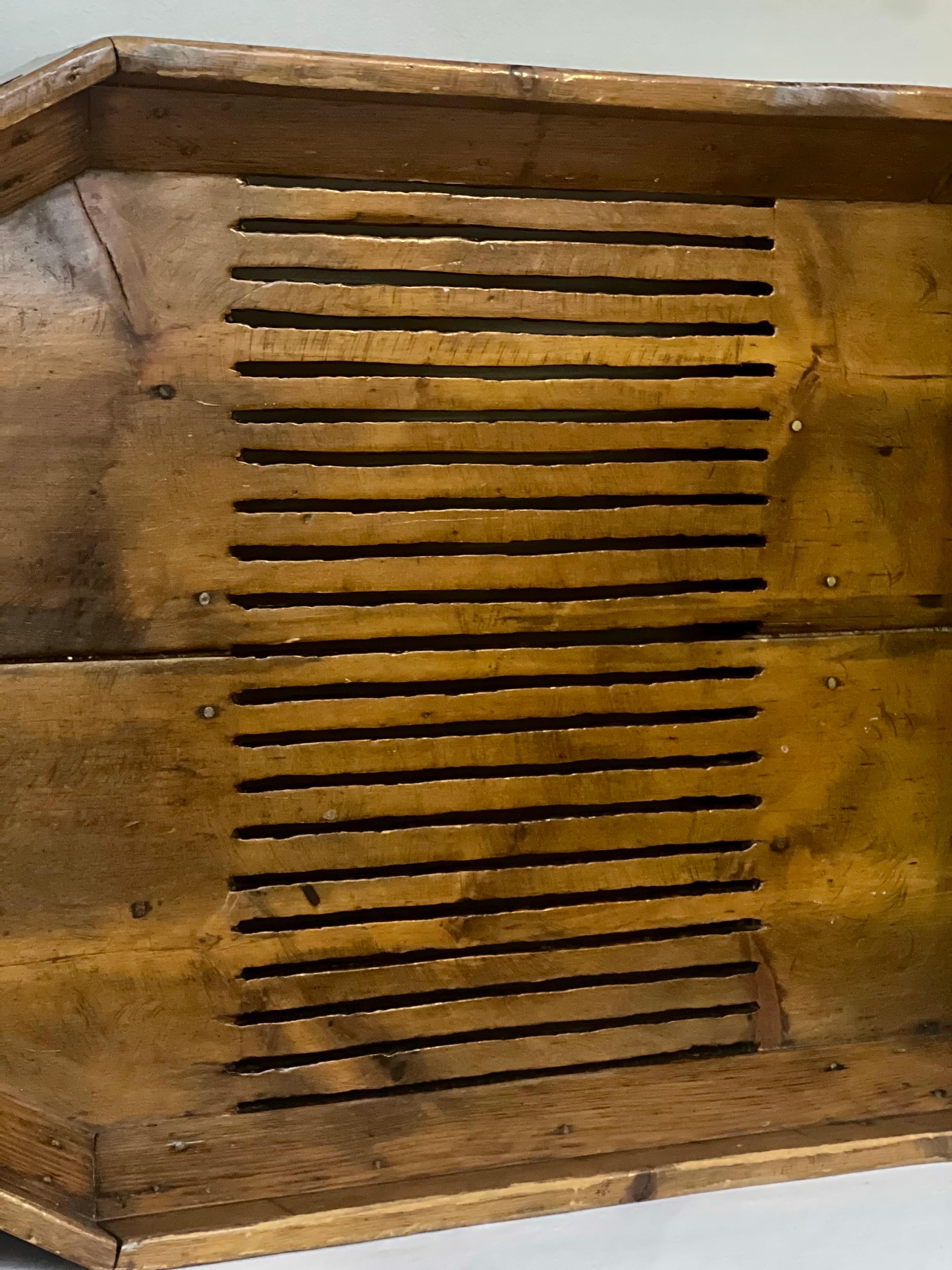 Industrial Salvage Cranberry Bog Wooden Harvesting Board For Sale 3