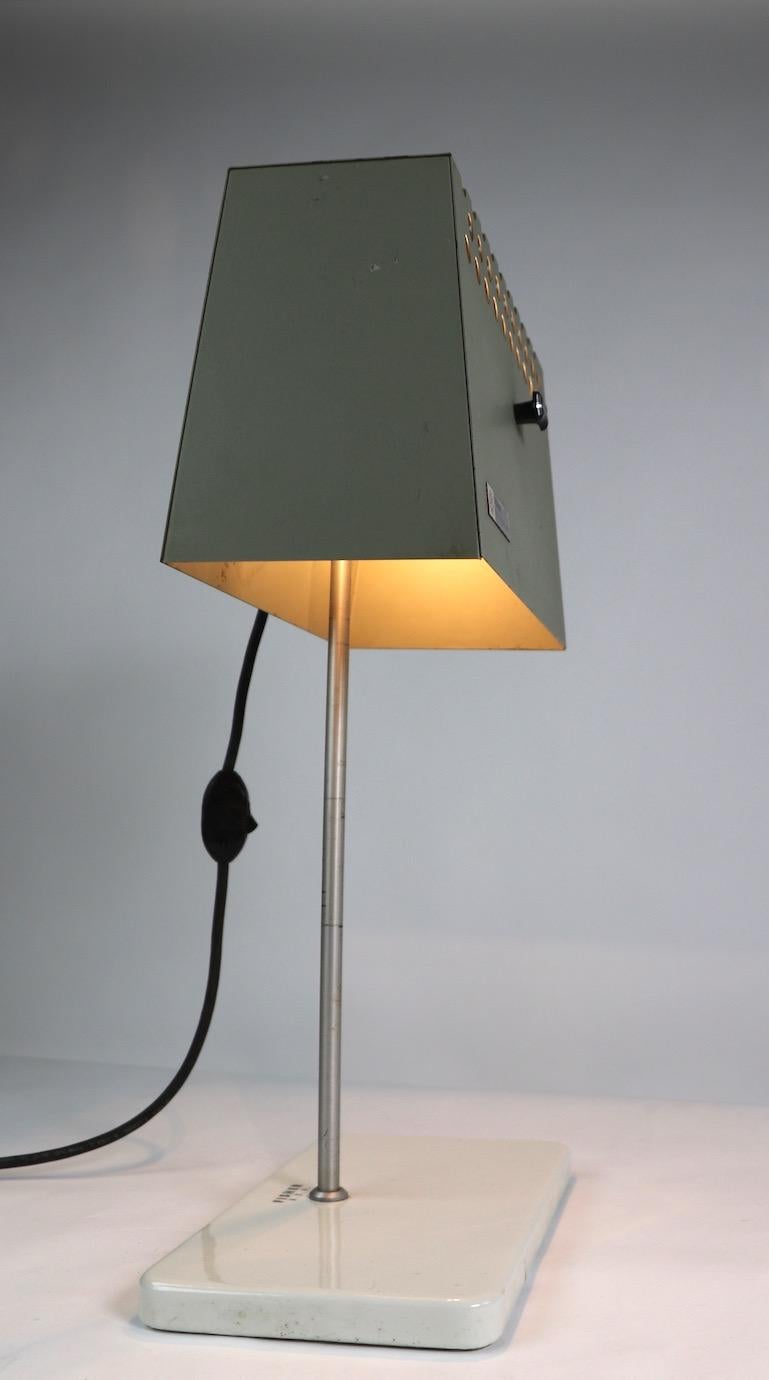 Industrial Scientific Adjustable Desk Table Lamp by Fisher 6