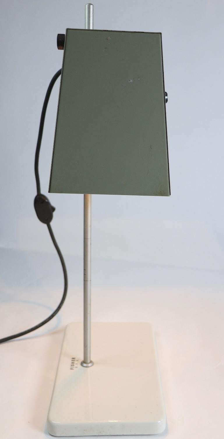 Industrial Scientific Adjustable Desk Table Lamp by Fisher 11