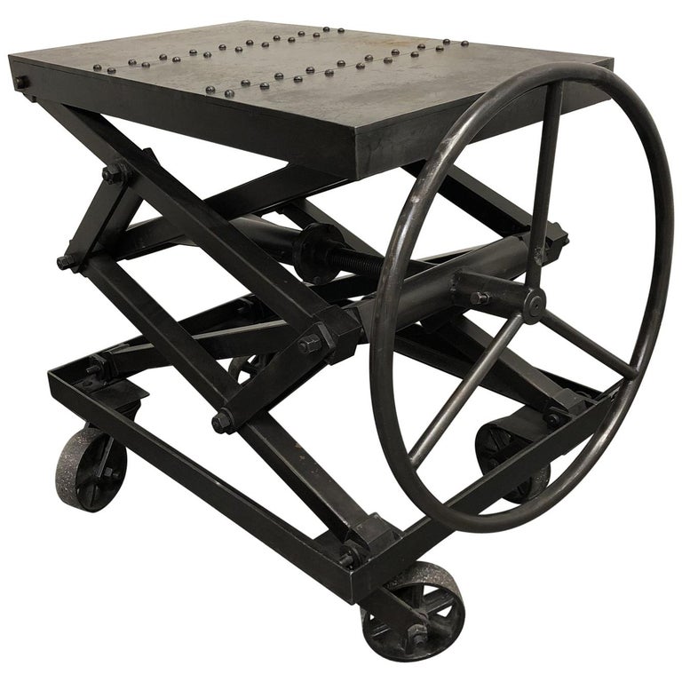 Industrial Scissor Lift Table For Sale at 1stDibs