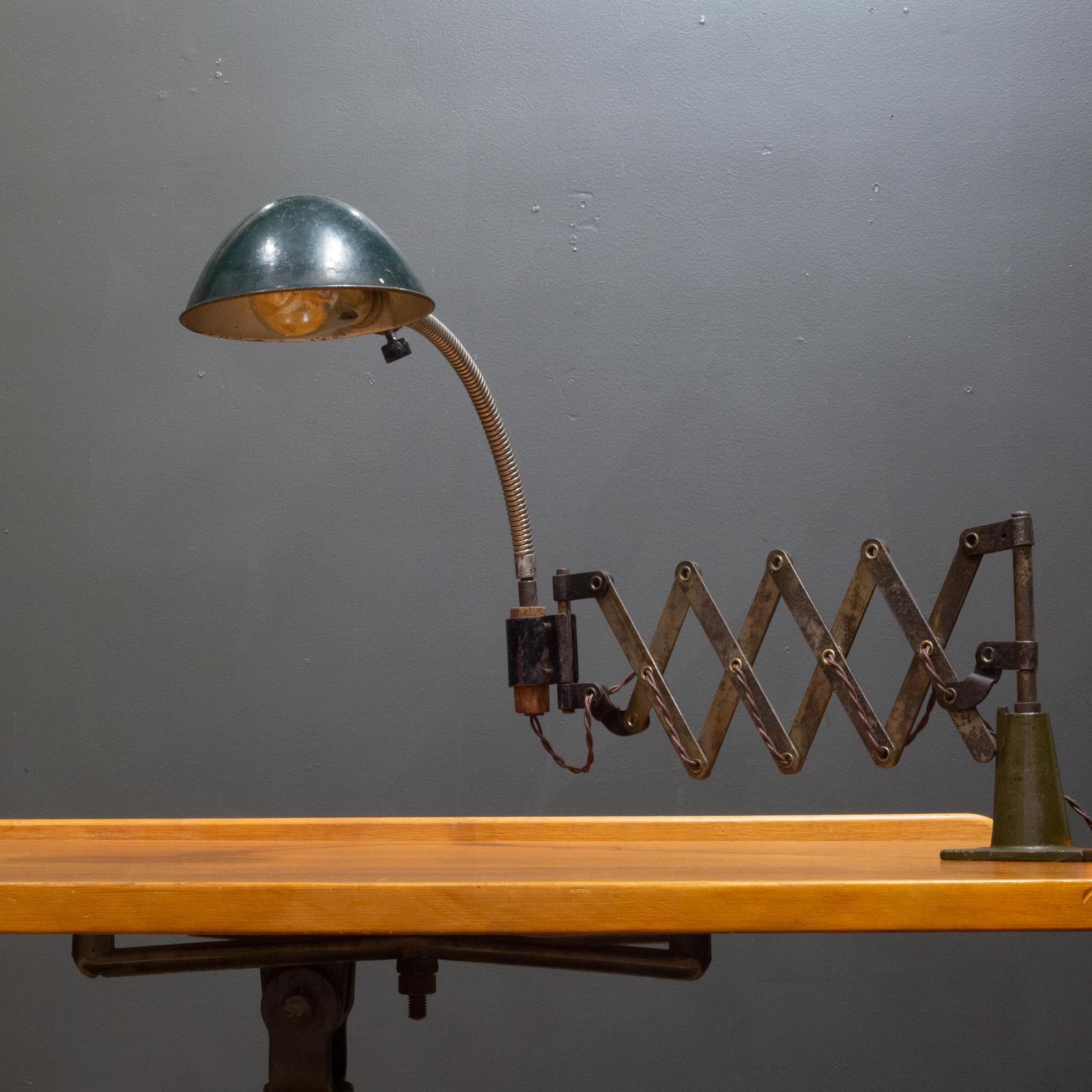 Industrial Scissor Task Lamp c.1930 1