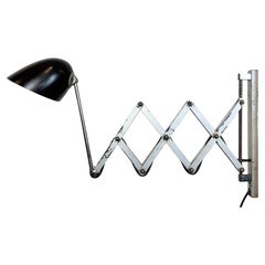 Industrial Scissor Wall Lamp, 1950s