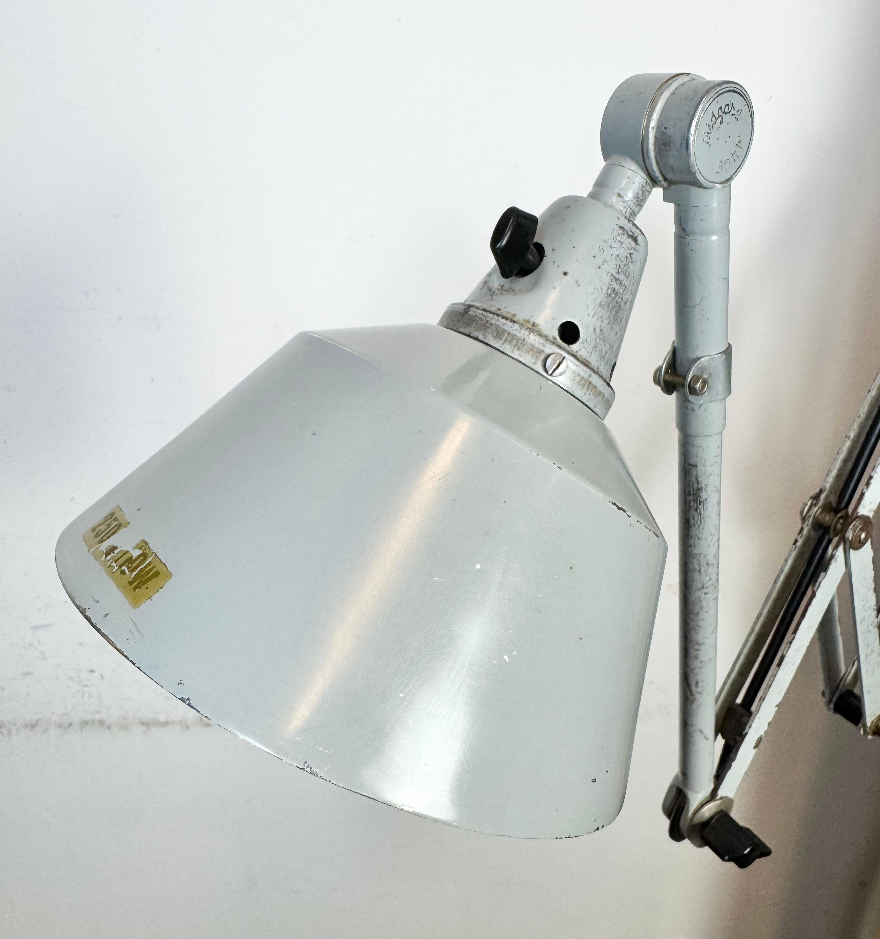 Industrial Scissor Wall Lamp by Curt Fischer for Midgard, 1930s For Sale 7