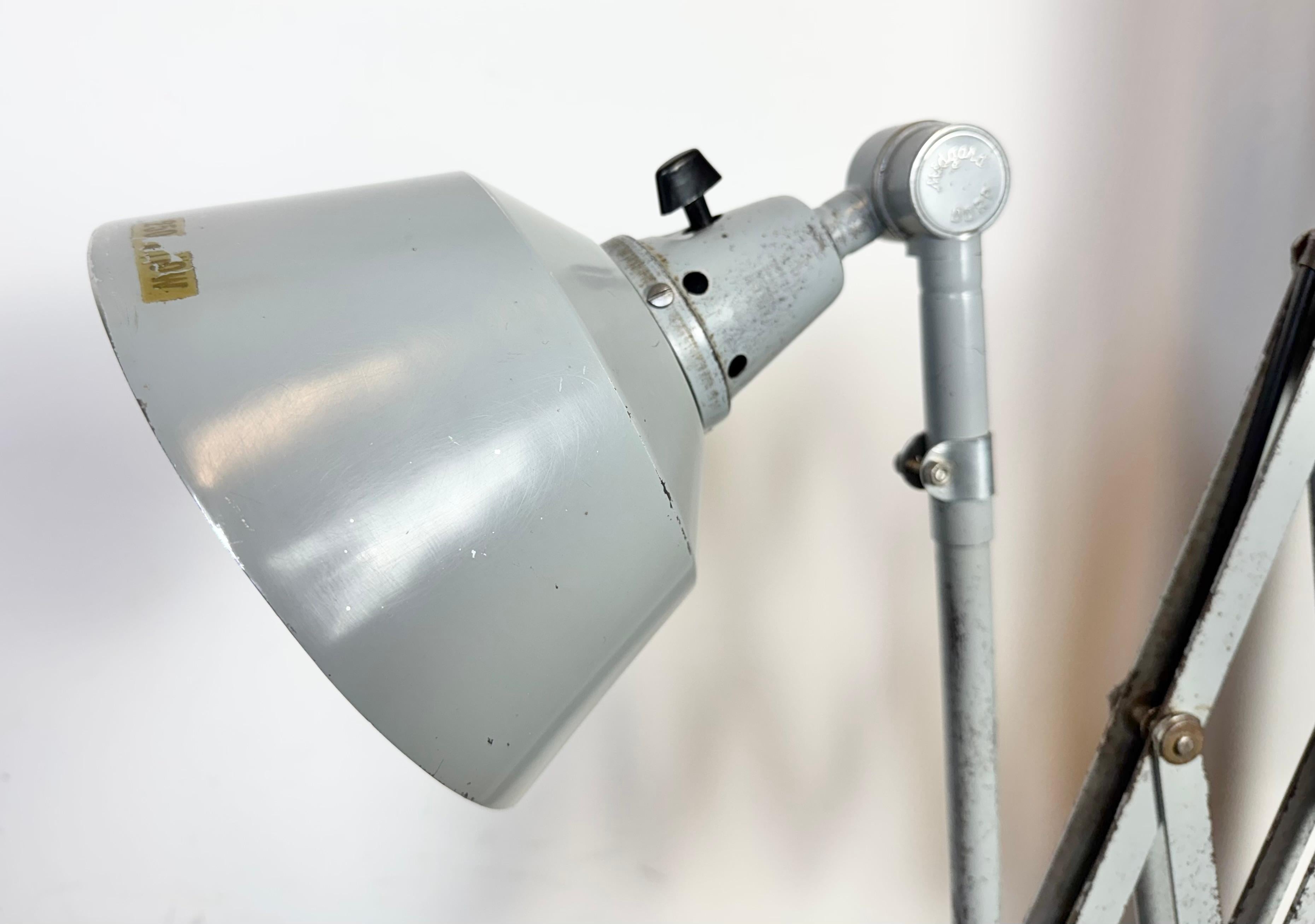 German Industrial Scissor Wall Lamp by Curt Fischer for Midgard, 1930s For Sale