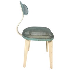 Industrial Sculptural Mesh Steel Side Chair, Horton Texteel Ironer