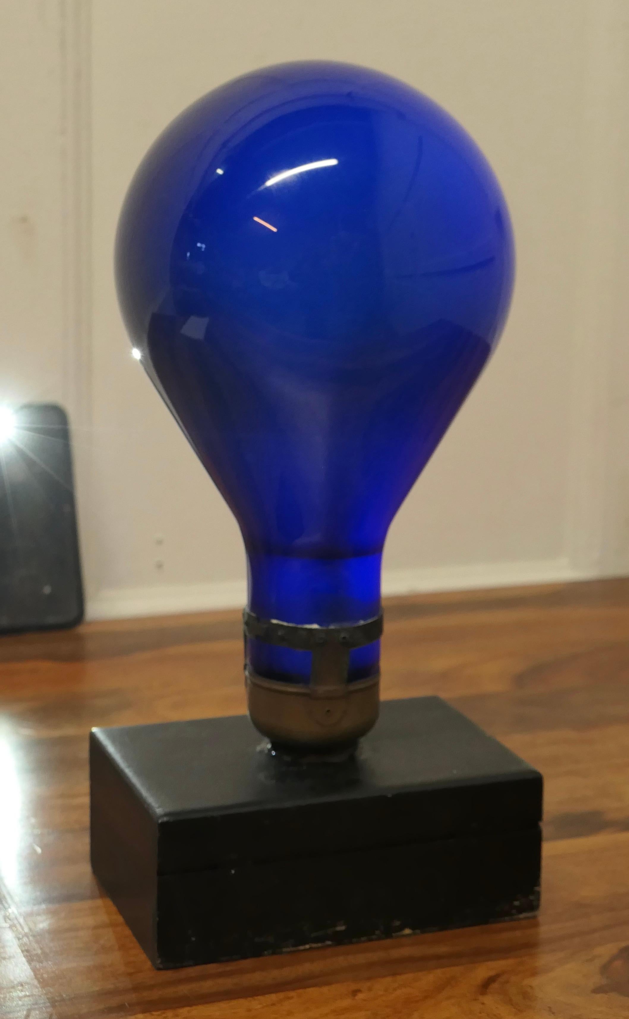 Industrial Sculpture Made From an Early American Light Bulb In Good Condition For Sale In Chillerton, Isle of Wight