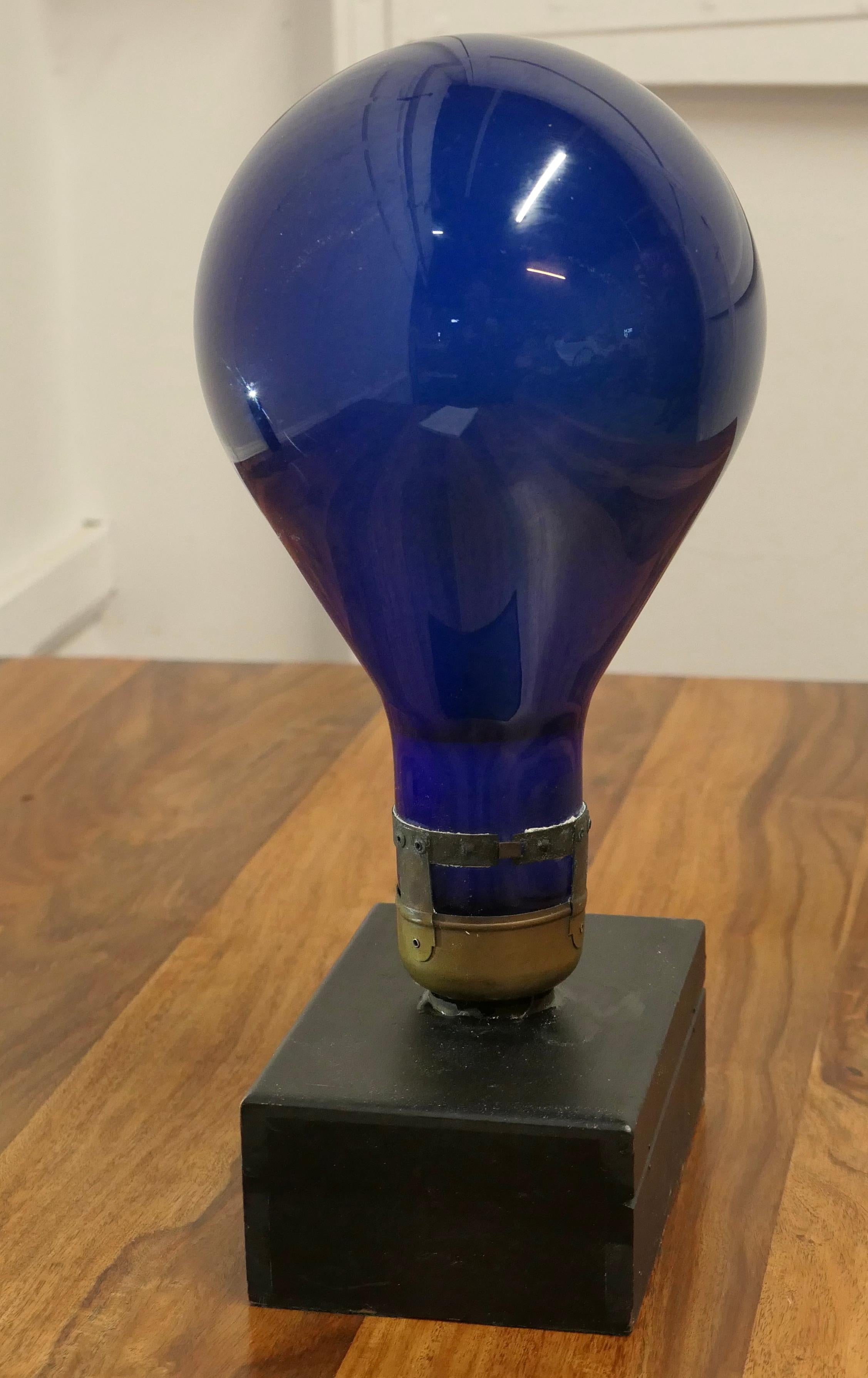 Early 20th Century Industrial Sculpture Made From an Early American Light Bulb For Sale
