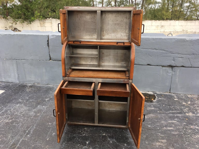 Industrial Secretary Art Deco Kitchen For Sale at 1stDibs
