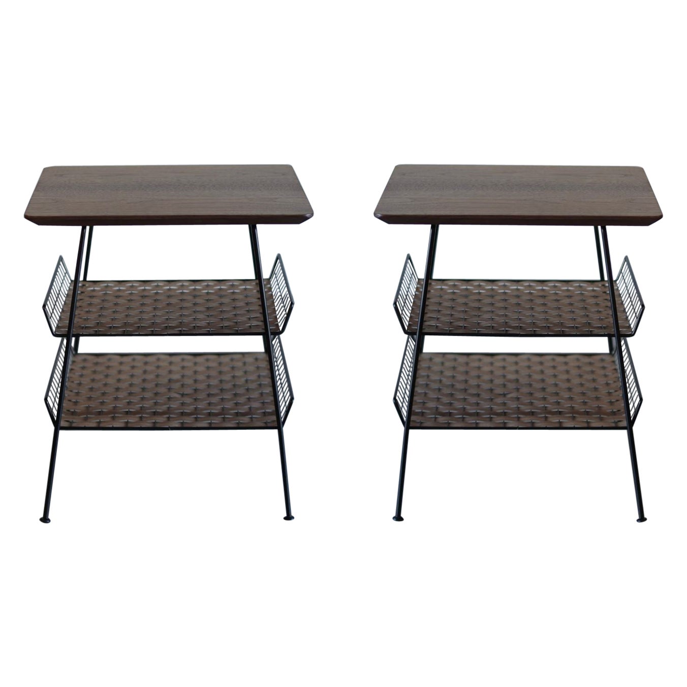 Industrial Set of End Tables by Tony Paul, C. 1960s