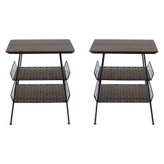 Industrial Set of End Tables by Tony Paul, C. 1960s