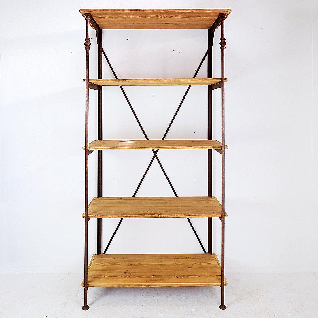 Industrial shelf in the style of Theodore Scherf For Sale 6