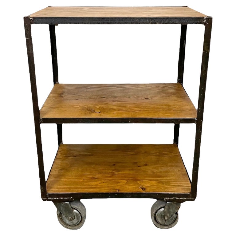 Industrial Shelf on Wheels, 1960s at 1stDibs industrial shelves with wheels
