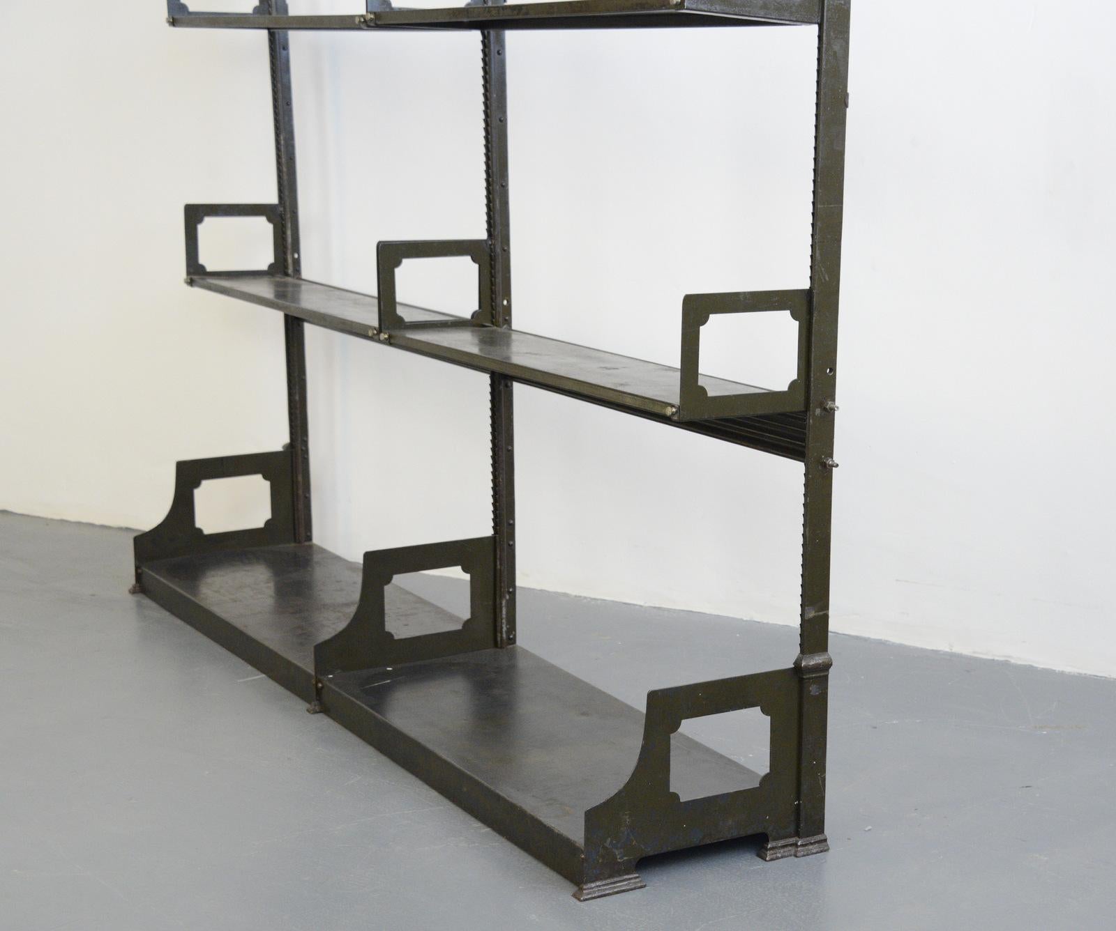 Industrial Shelving by Strafor, circa 1920s 4
