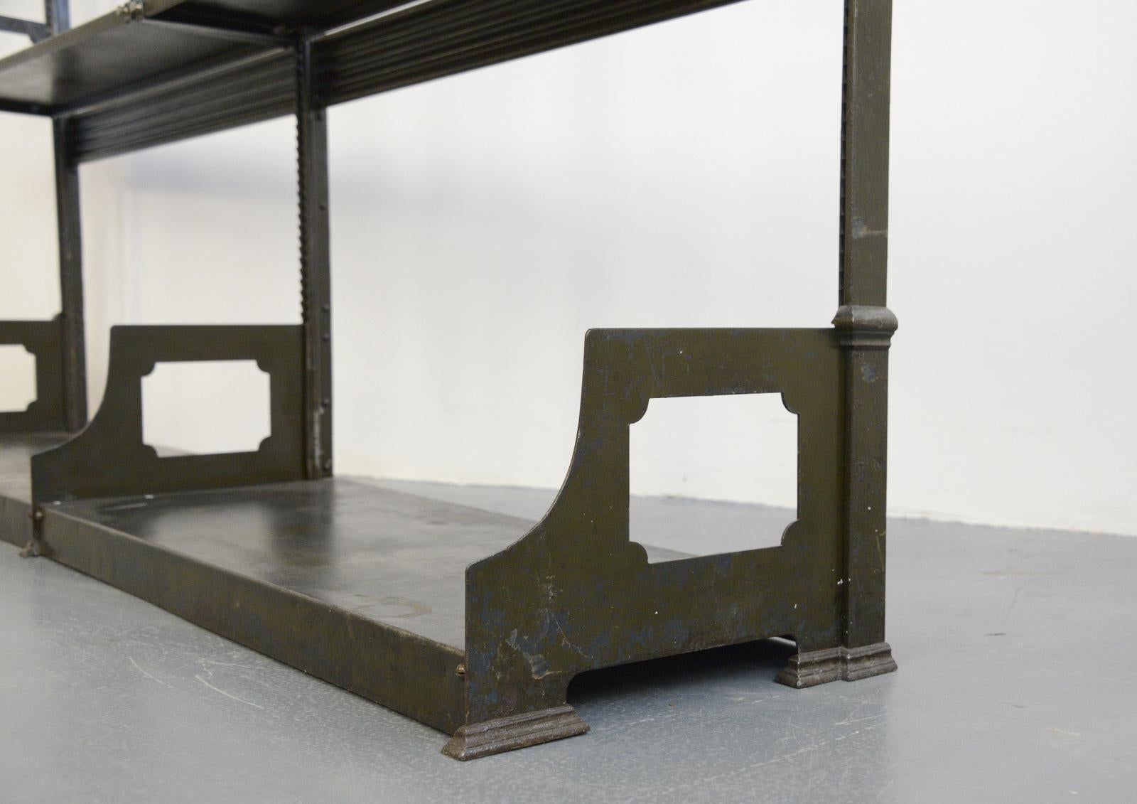 Industrial Shelving by Strafor, circa 1920s 1