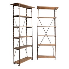 Antique Industrial Shelving by Theodore Scherf