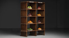 Industrial Slatted Shelving Unit, England 1920