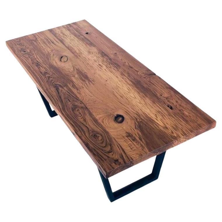 Table industrielle en chêne massif - NEO