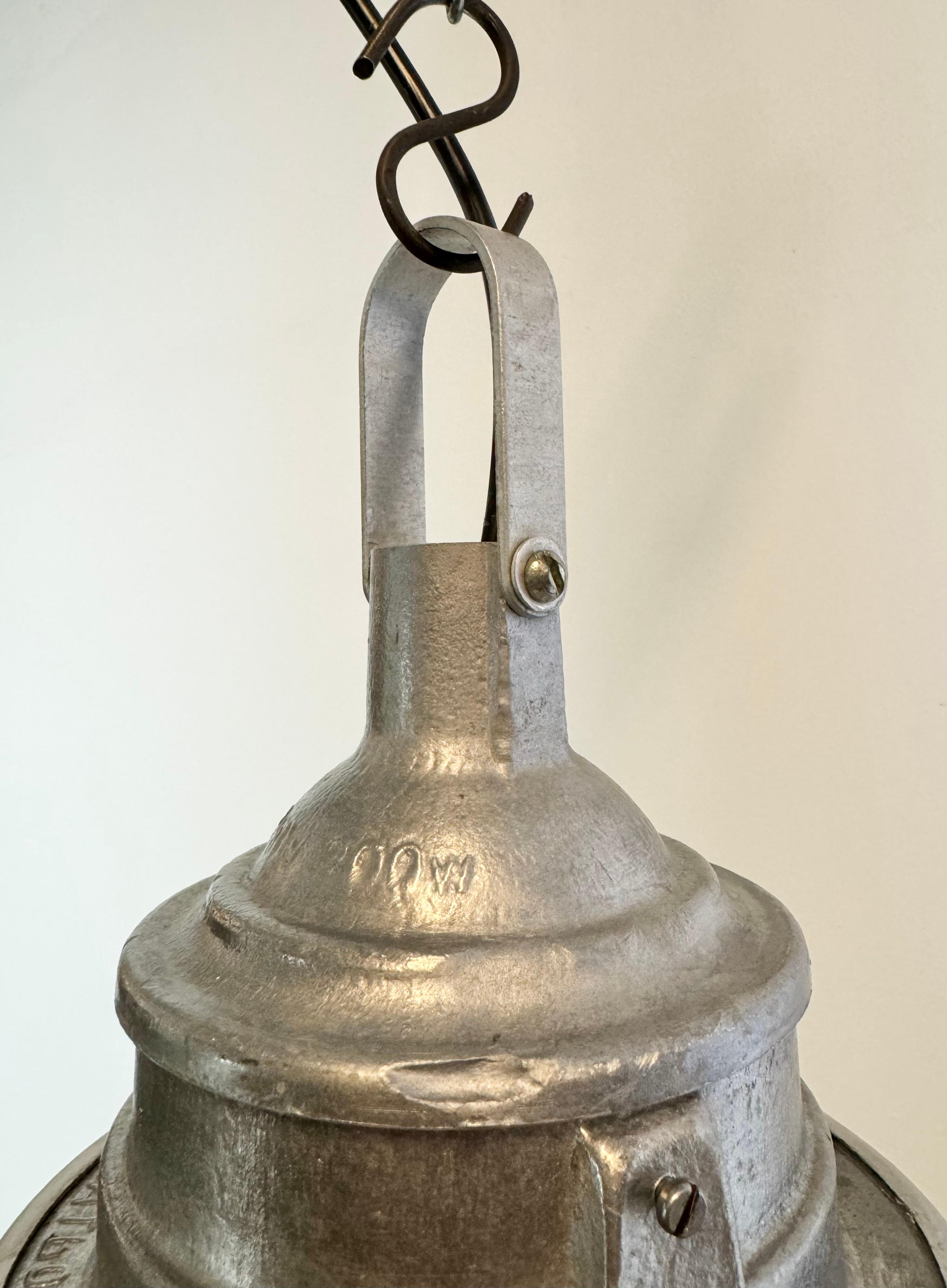 Industrial Soviet Aluminium Factory Pendant Lamp, 1960s For Sale 6