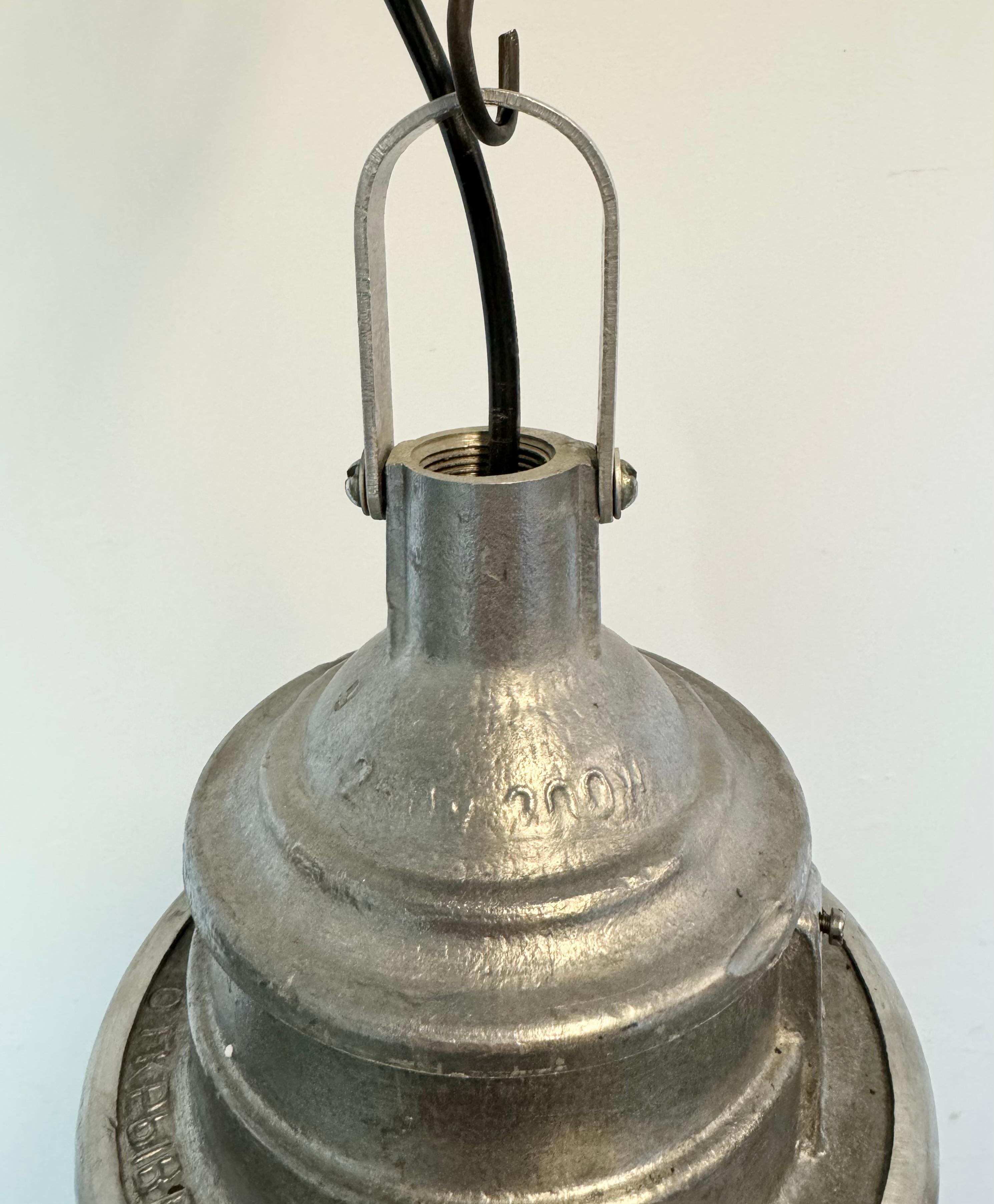 Industrial Soviet Aluminium Factory Pendant Lamp, 1960s For Sale 2