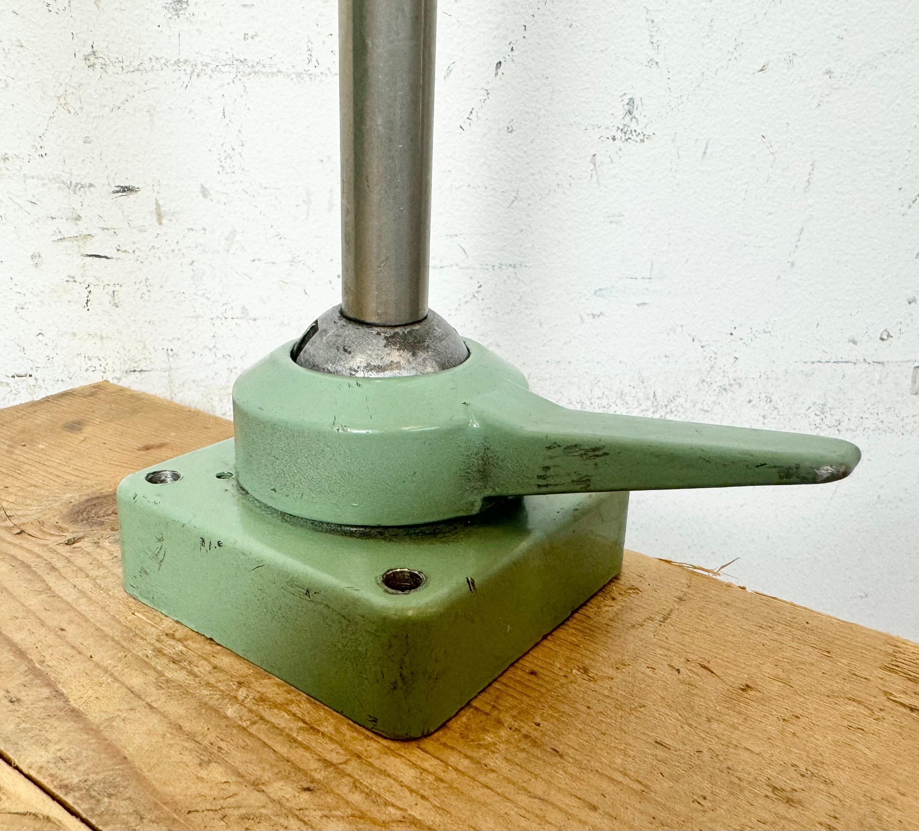 Industrial Soviet  Gooseneck Work Table Lamp, 1960s For Sale 7