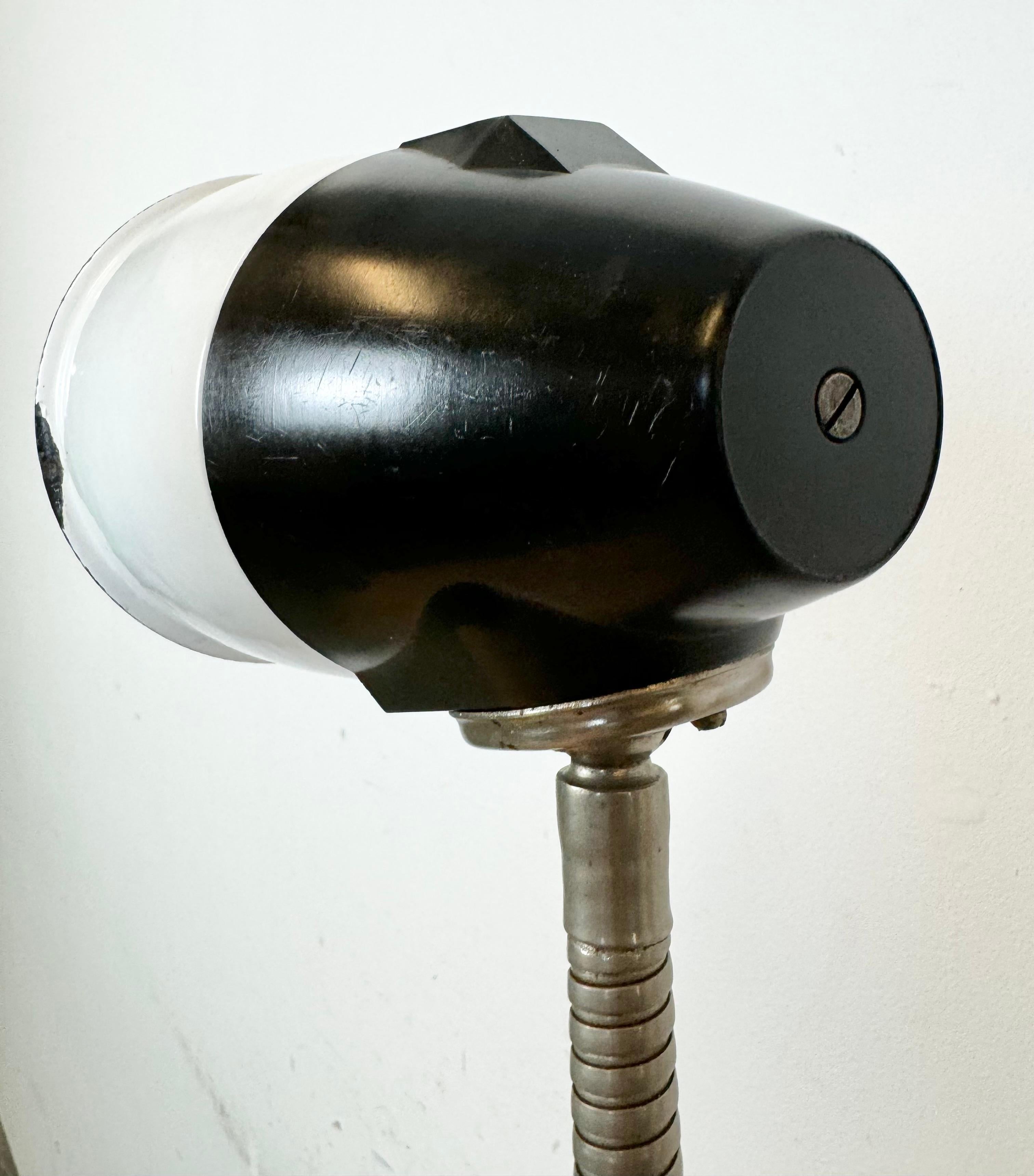 Industrial Soviet  Gooseneck Work Table Lamp, 1960s For Sale 12