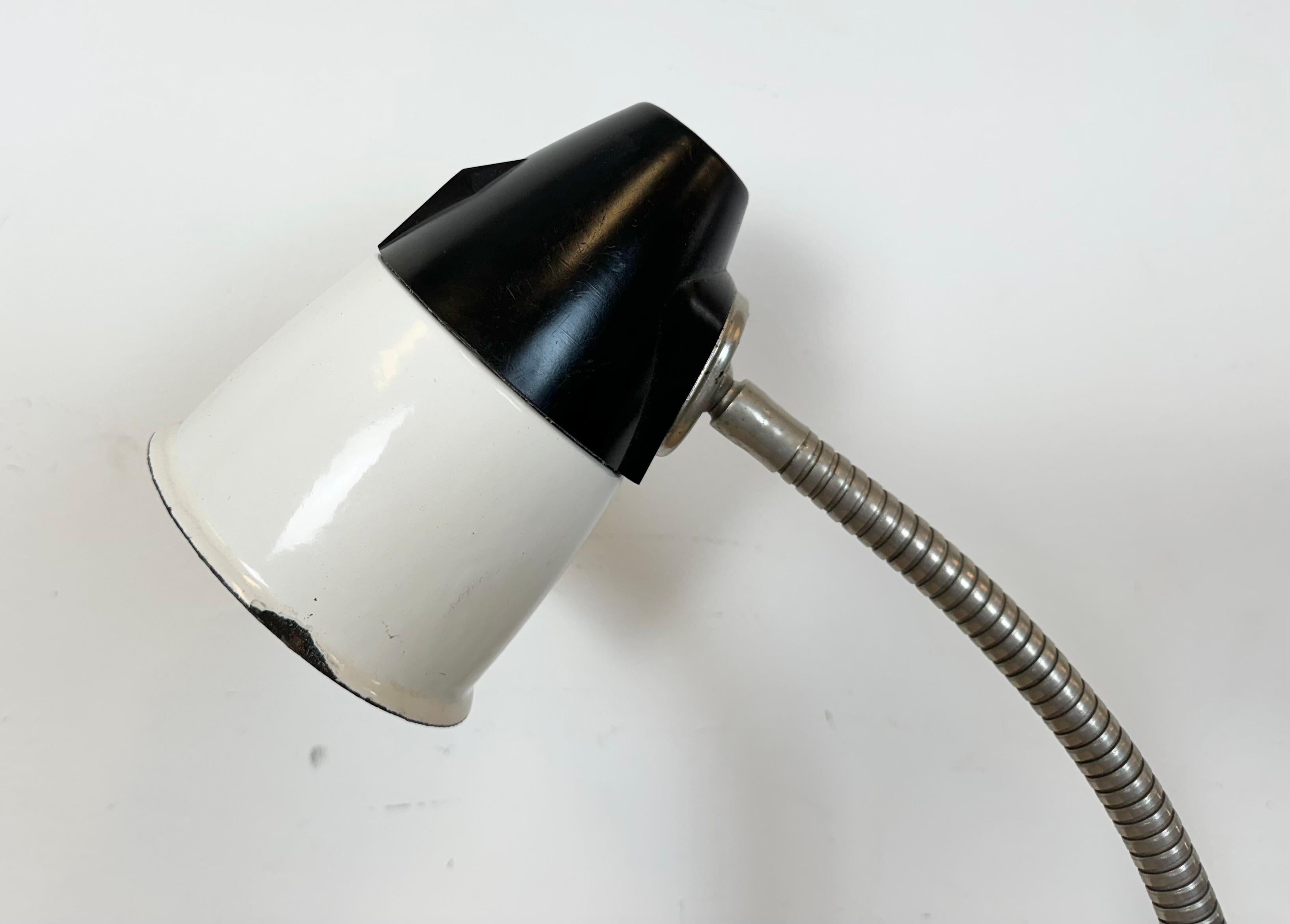 Industrial Soviet  Gooseneck Work Table Lamp, 1960s For Sale 1