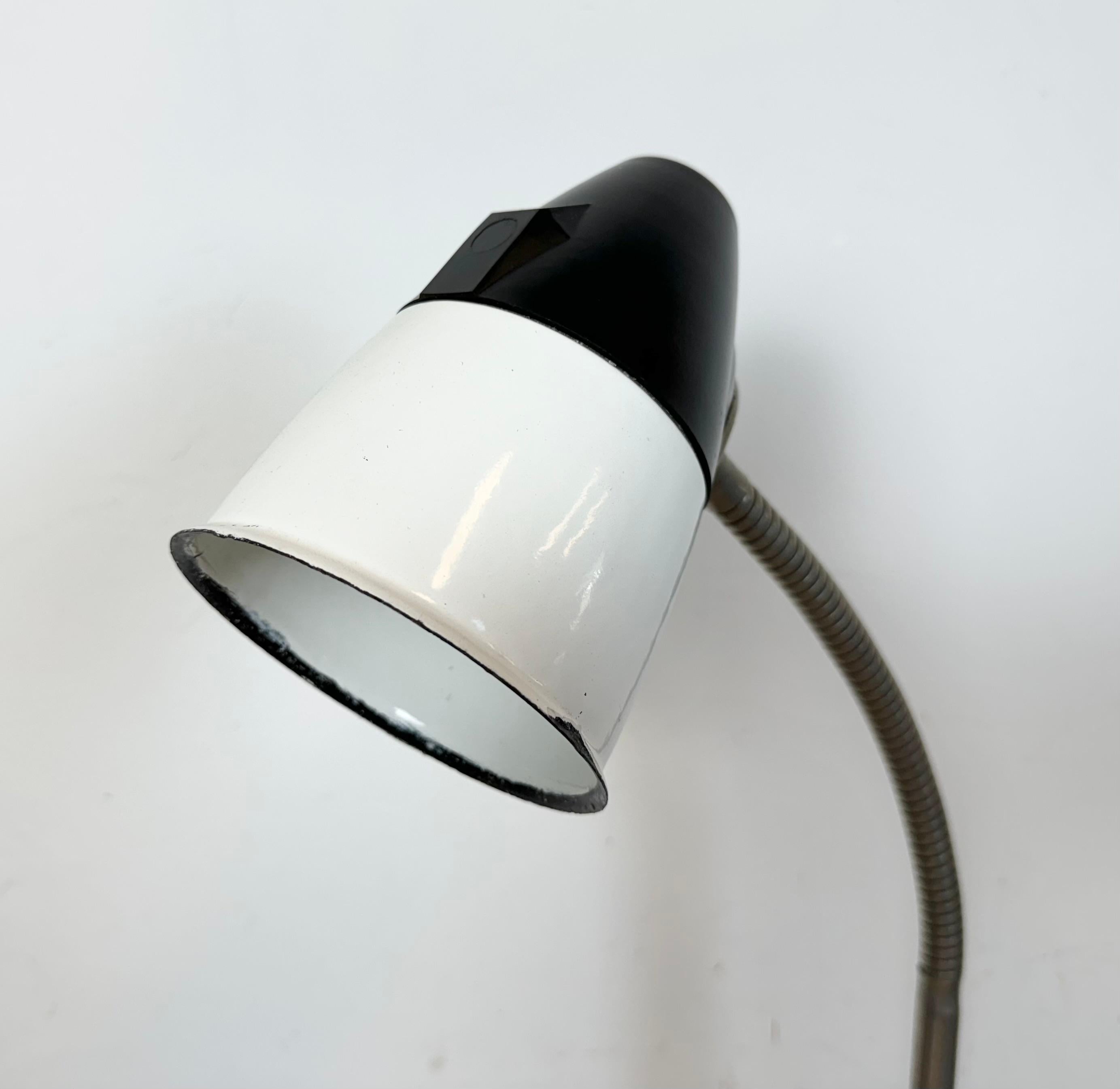 Industrial Soviet  Gooseneck Work Table Lamp, 1960s For Sale 2