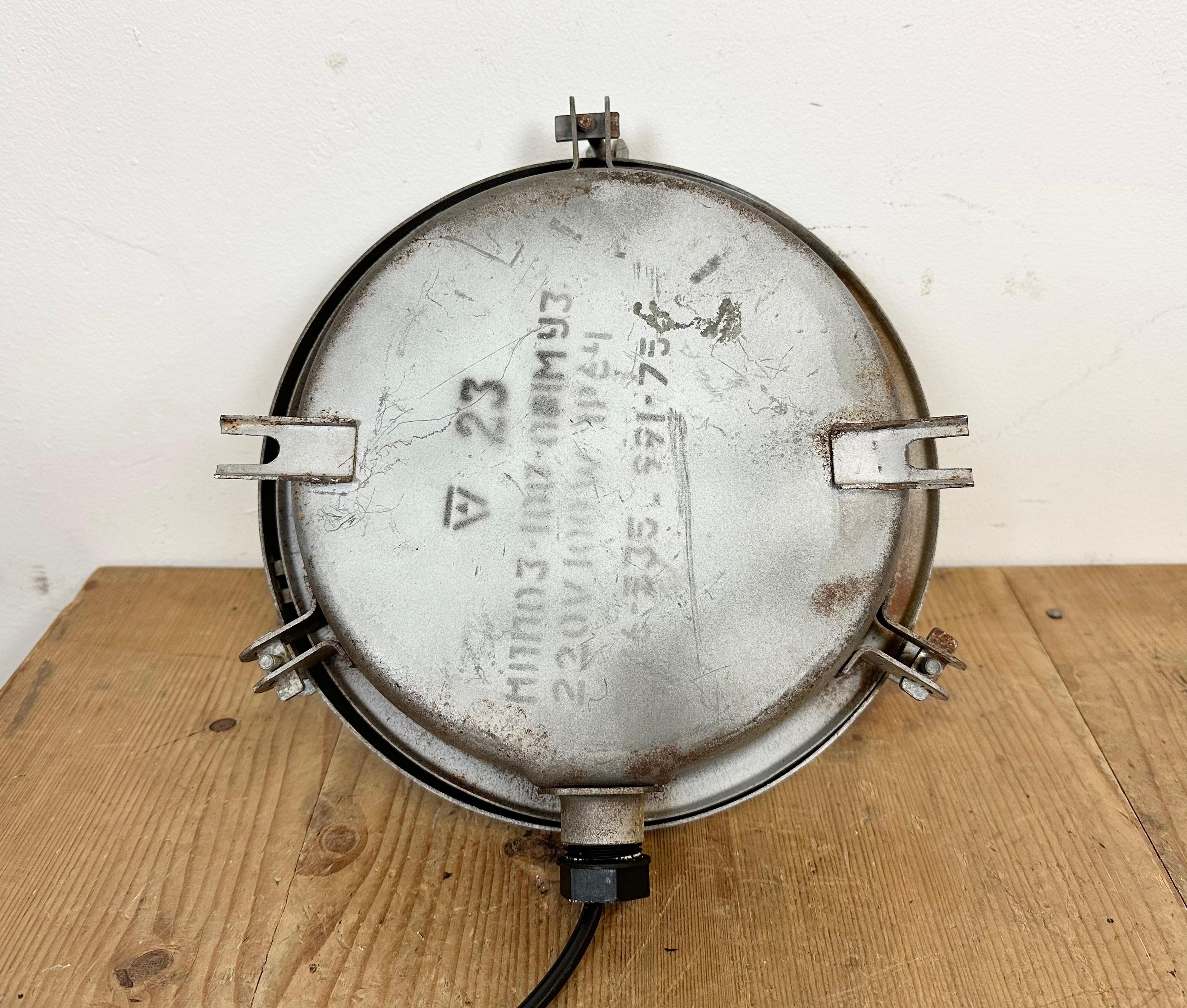 Industrial Soviet Wall or Ceiling Light, 1970s For Sale 6