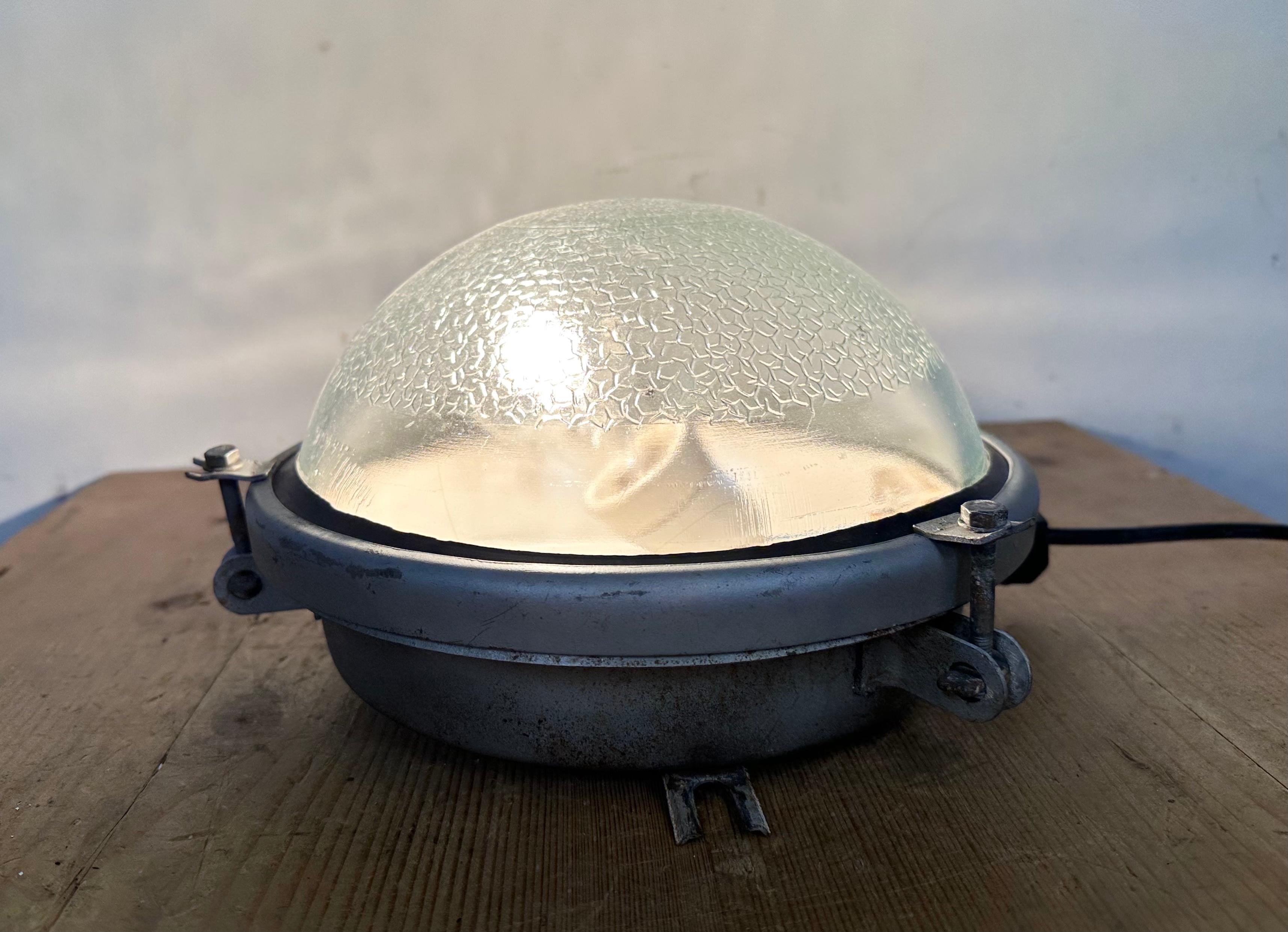 Industrial Soviet Wall or Ceiling Light, 1970s For Sale 8